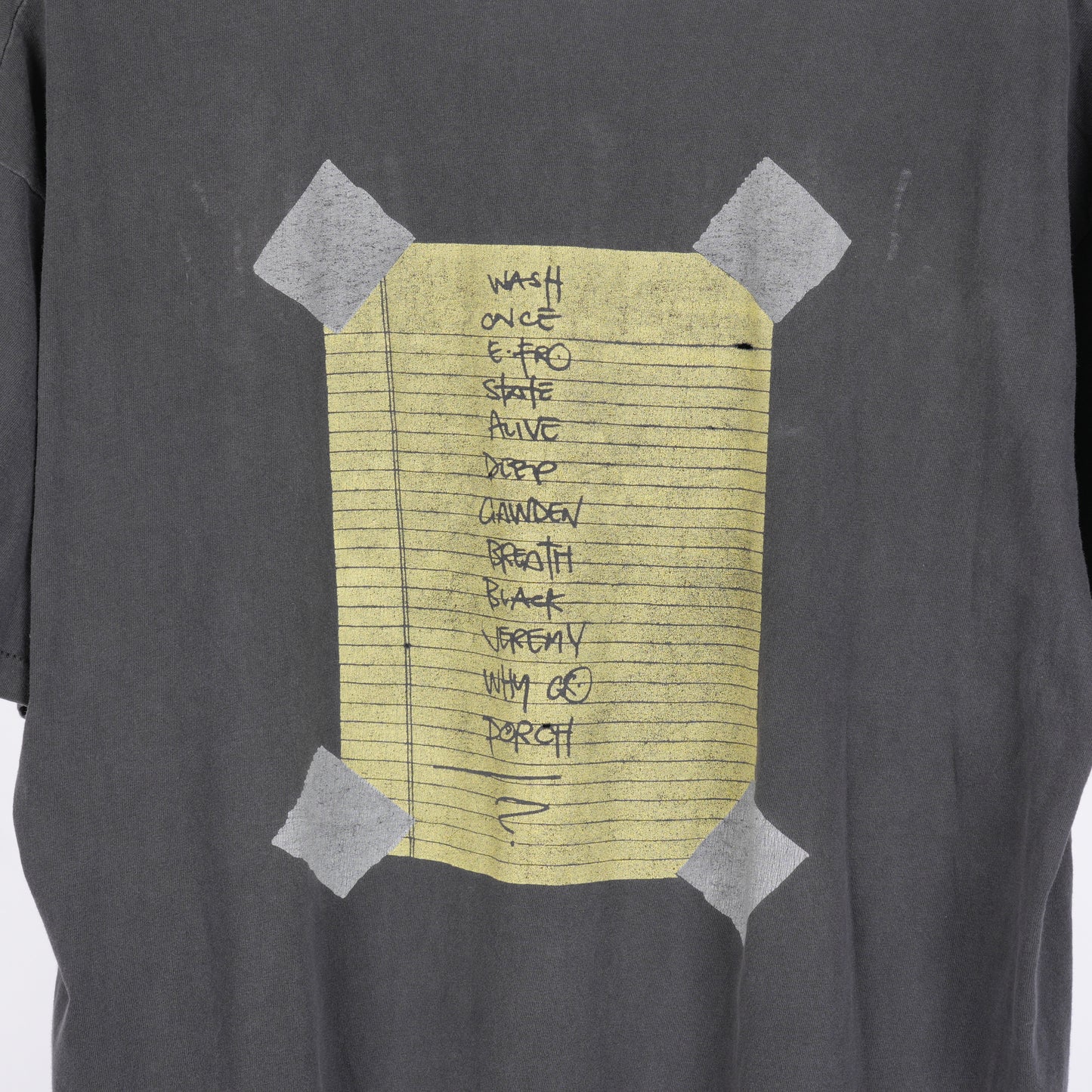 VINTAGE THRASHED PEARL JAM ALIVE TEE