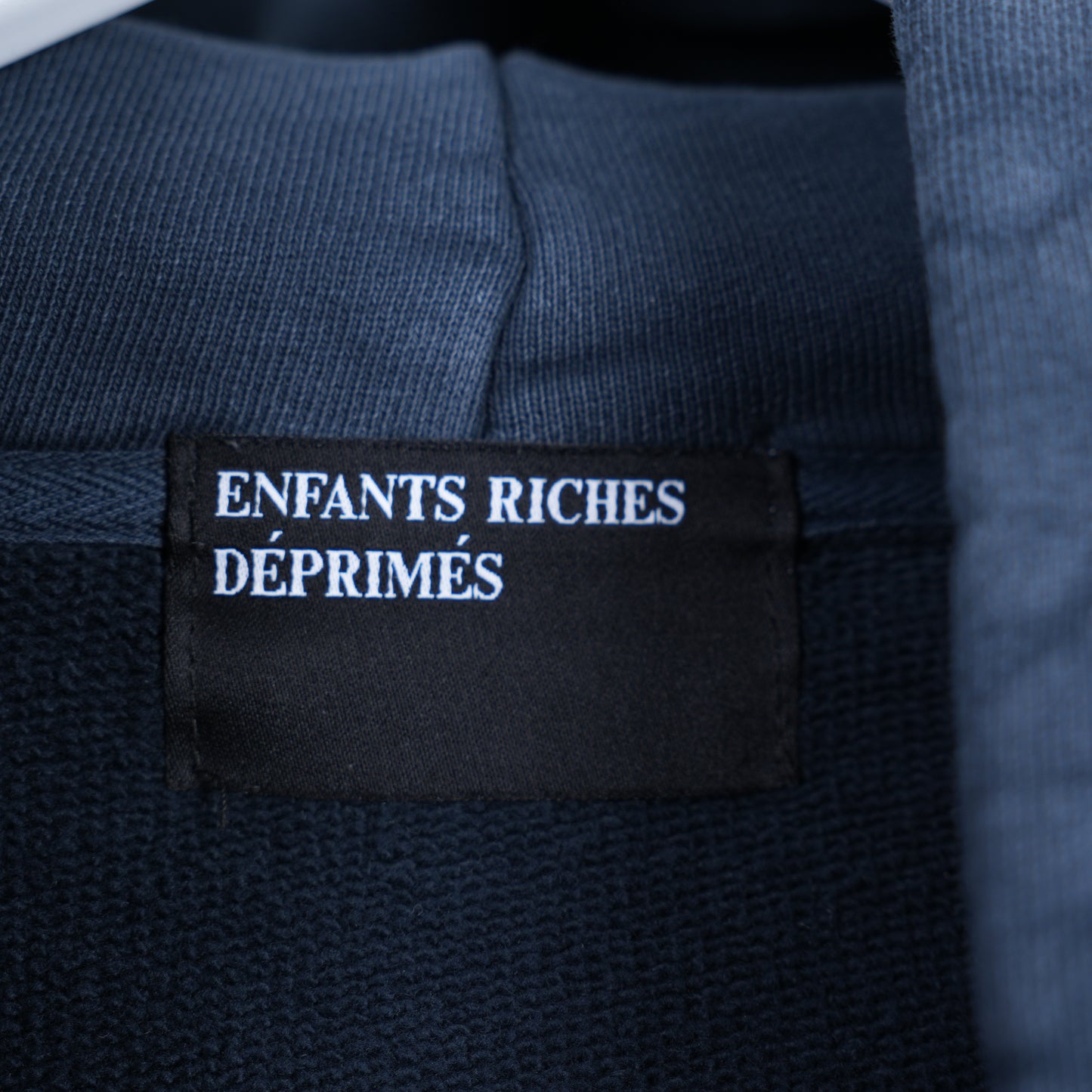 ERD NAVY LOGO HOODIE