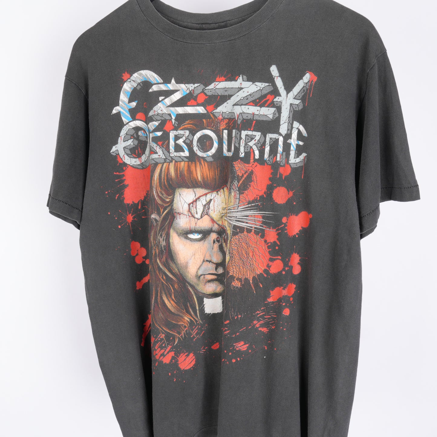 VINTAGE 1991 OZZY OSBOURNE CHOPPED HAND TEE