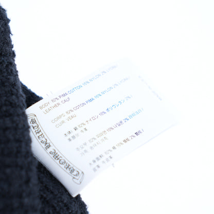 CHROME HEARTS BLACK PATCH BEANIE