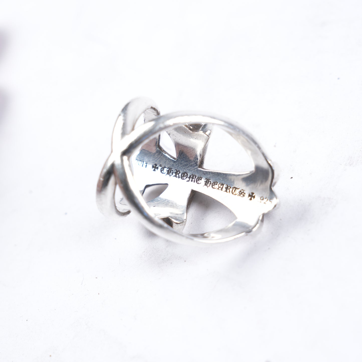 CHROME HEARTS RUBY INIFINITY RING