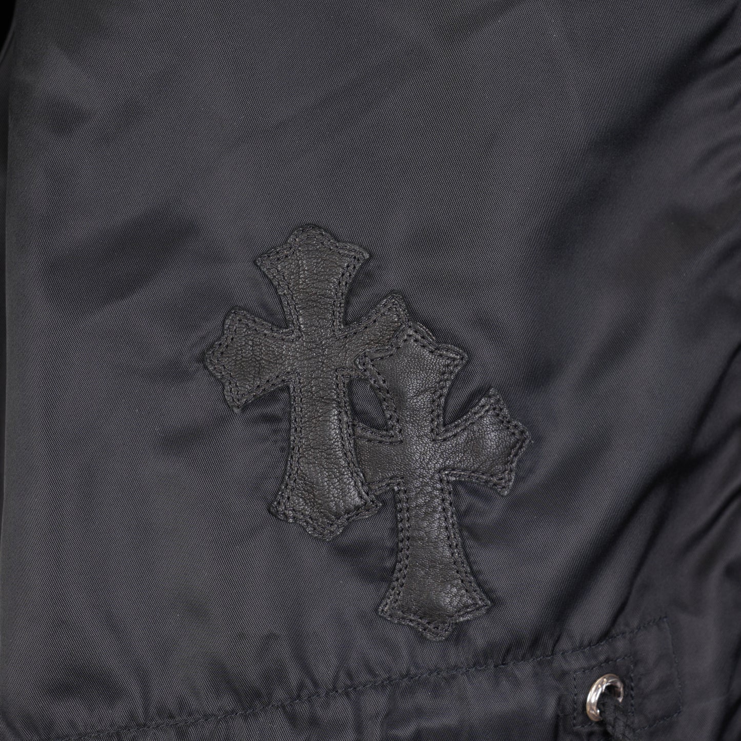 CHROME HEARTS BLACK PATCH RAIN COAT