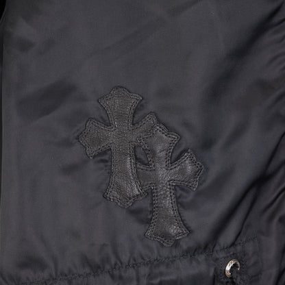 CHROME HEARTS BLACK PATCH RAIN COAT