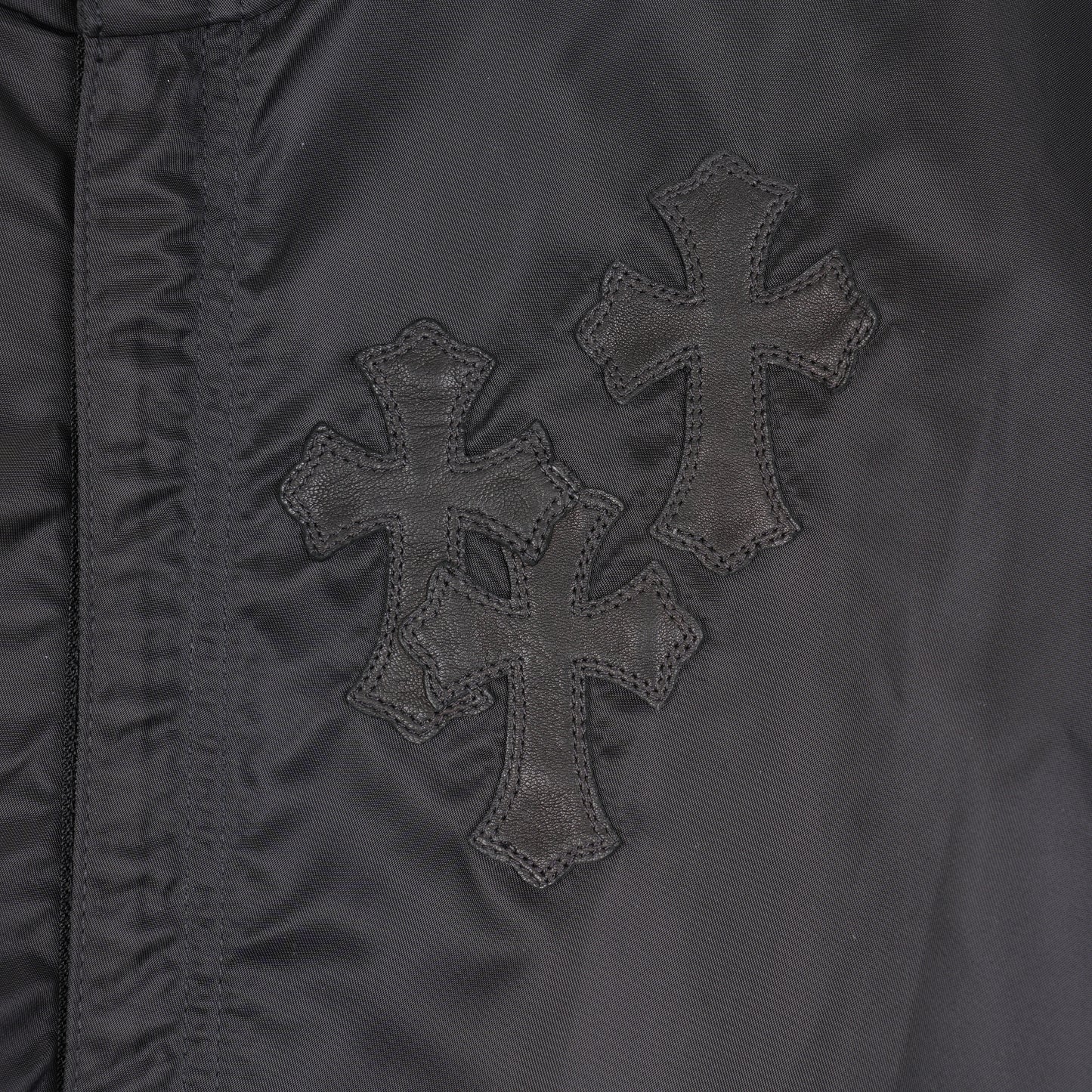CHROME HEARTS BLACK PATCH RAIN COAT