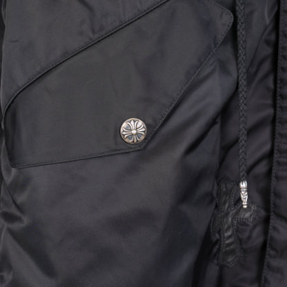 CHROME HEARTS BLACK PATCH RAIN COAT
