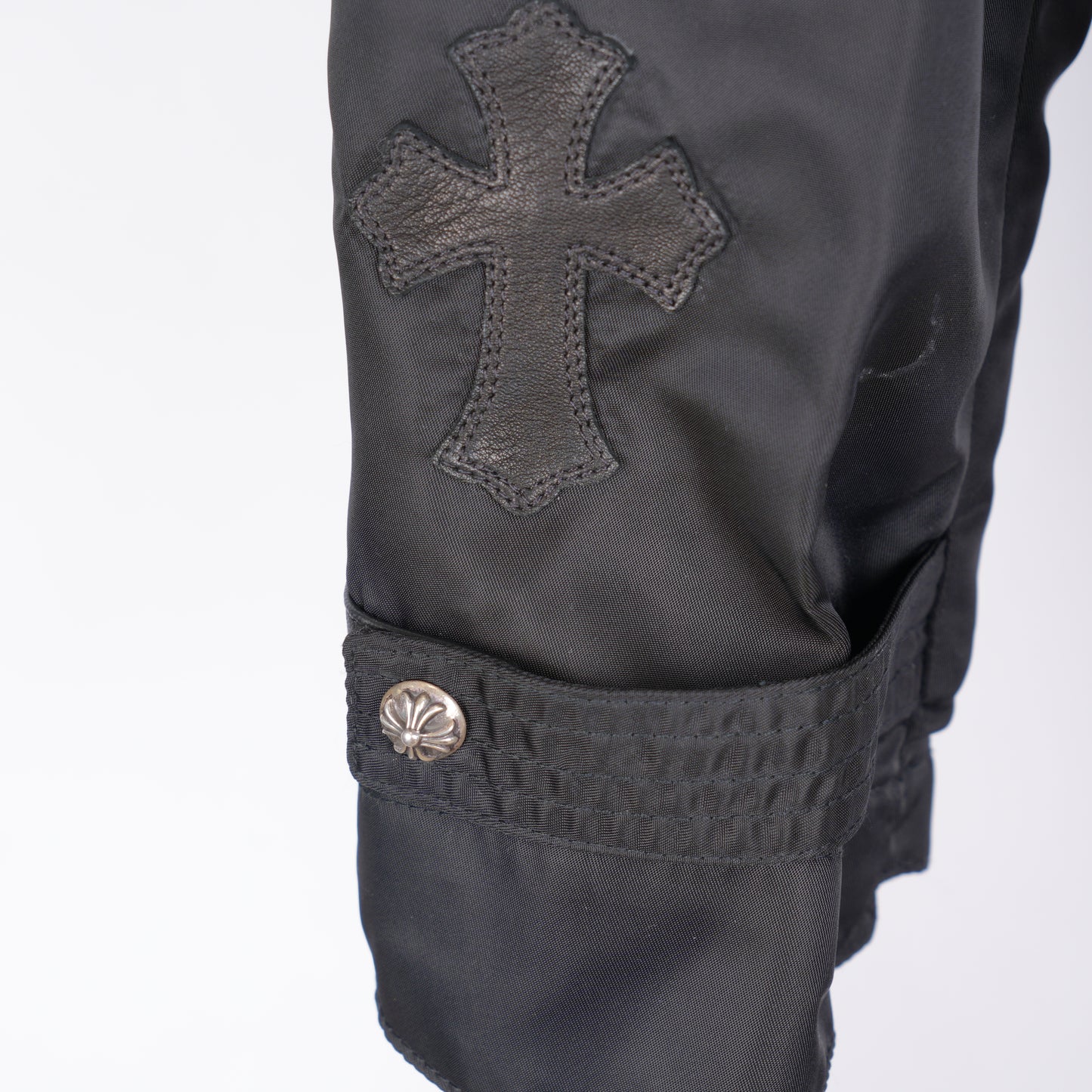 CHROME HEARTS BLACK PATCH RAIN COAT