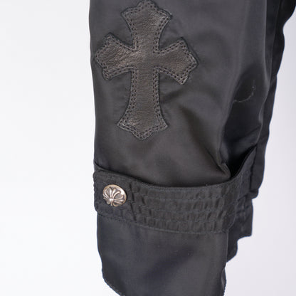 CHROME HEARTS BLACK PATCH RAIN COAT