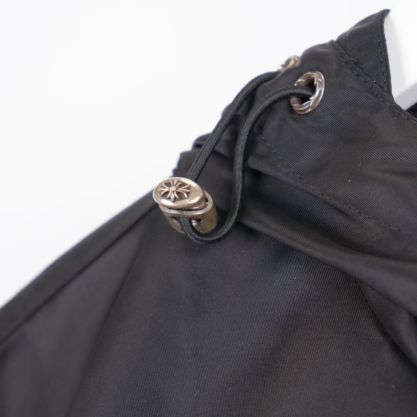 CHROME HEARTS BLACK PATCH RAIN COAT