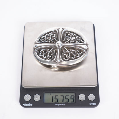 CHROME HEARTS OVAL BUCKLE