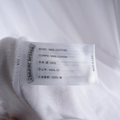CHROME HEARTS WHITE FLORAL PRINT POCKET LONG SLEEVE