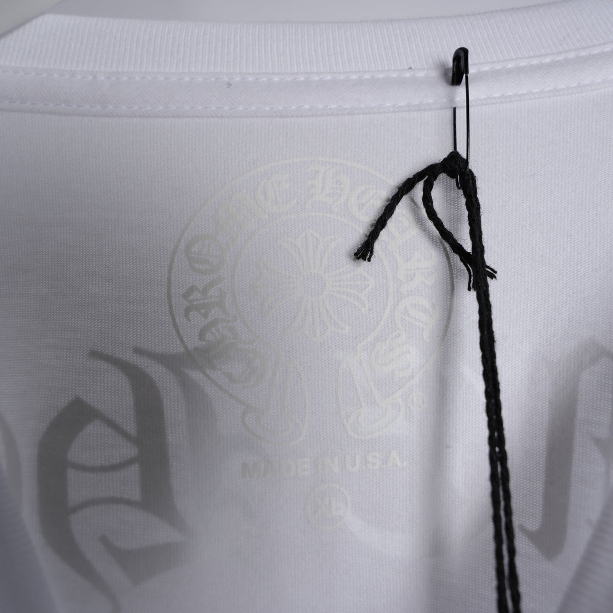 CHROME HEARTS WHITE FLORAL PRINT POCKET LONG SLEEVE