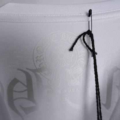 CHROME HEARTS WHITE FLORAL PRINT POCKET LONG SLEEVE
