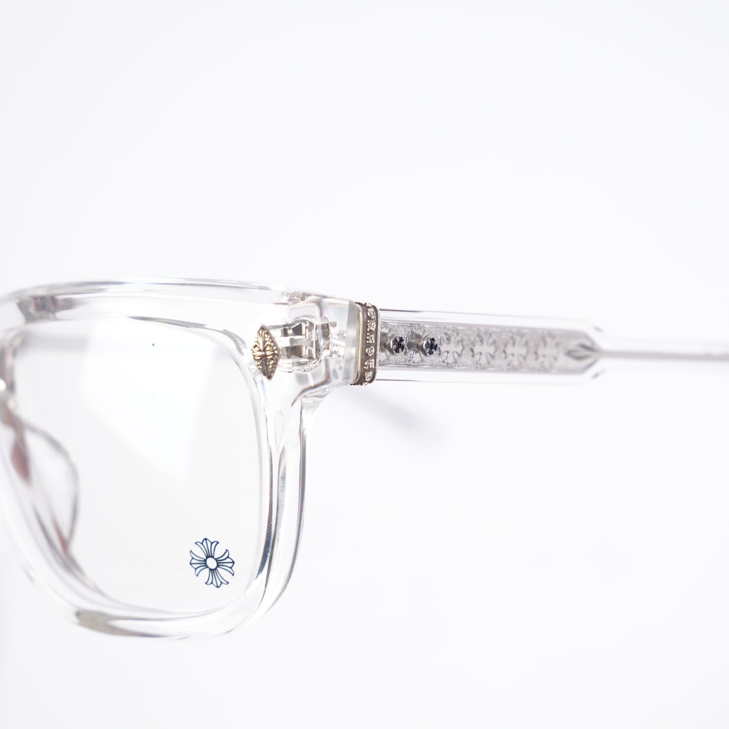 CHROME HEARTS AMBIDIXTROUS CLEAR GLASSES