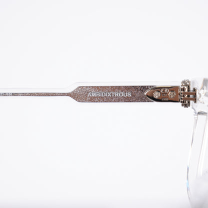 CHROME HEARTS AMBIDIXTROUS CLEAR GLASSES