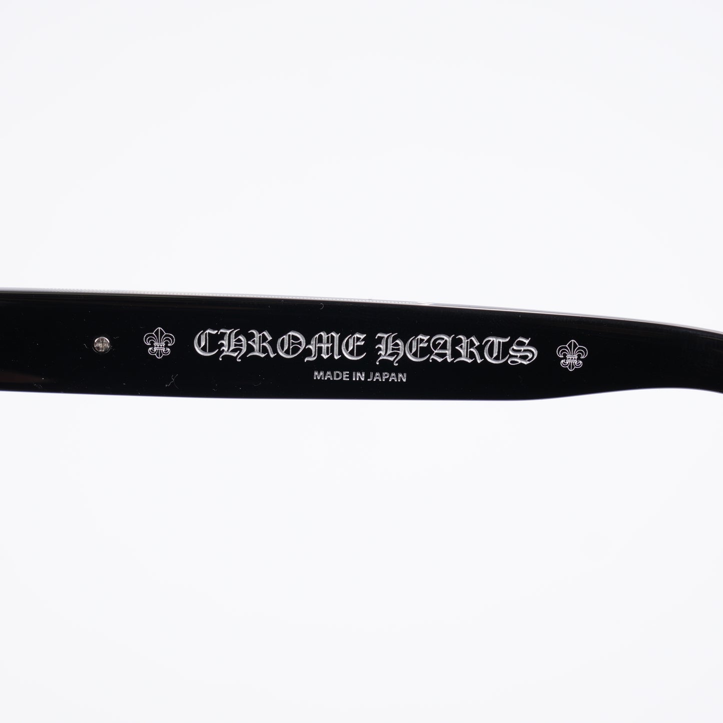 CHROME HEARTS BLACK CUNTVOLUTED GLASSES