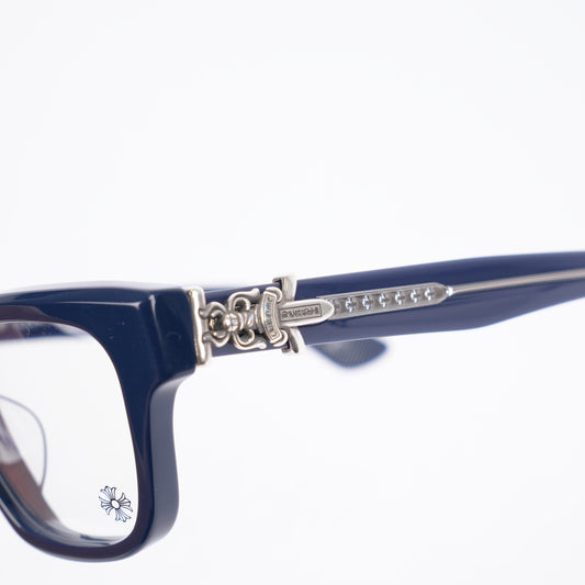CHROME HEARTS NAVY VAGILLIONAIRE II GLASSES