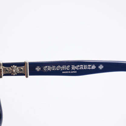 CHROME HEARTS NAVY VAGILLIONAIRE II GLASSES
