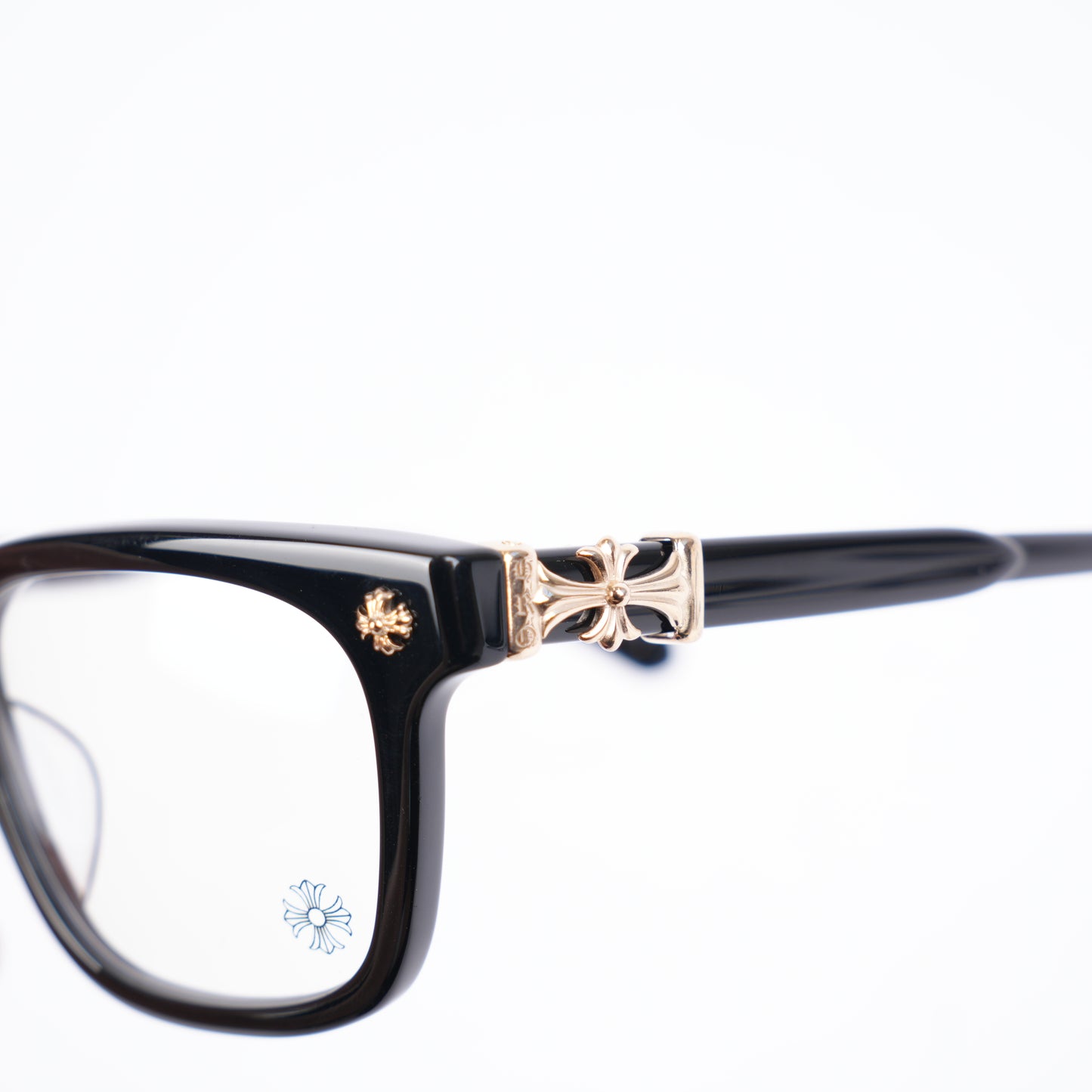 CHROME HEARTS BLACK COX UCKER GLASSES