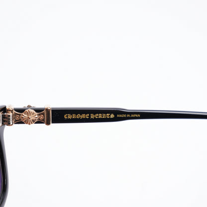 CHROME HEARTS BLACK COX UCKER GLASSES