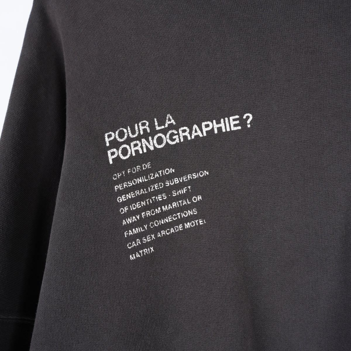 ENFANTS RICHES DÉPRIMÉS ERD 'POUR LA PORNOGRAPHIE?' PULLOVER HOODIE