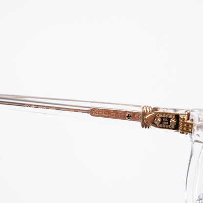 CHROME HEARTS CLEAR DOOABLE GLASSES