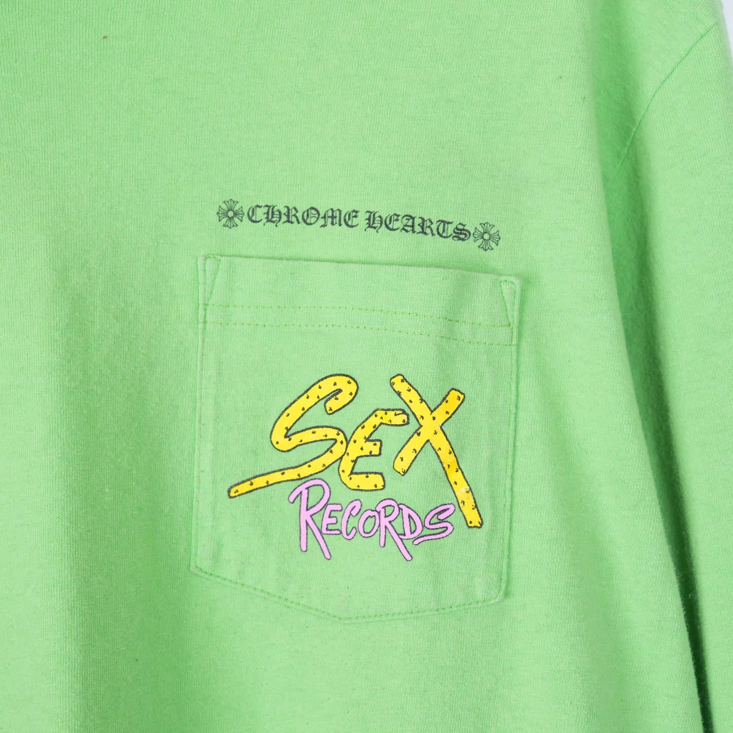 Chrome Hearts Matty Boy Green Sex Records Long Sleeve