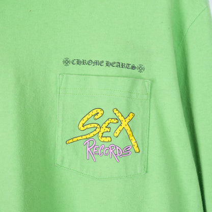 Chrome Hearts Matty Boy Green Sex Records Long Sleeve