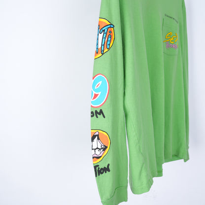 Chrome Hearts Matty Boy Green Sex Records Long Sleeve