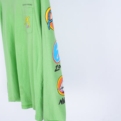Chrome Hearts Matty Boy Green Sex Records Long Sleeve