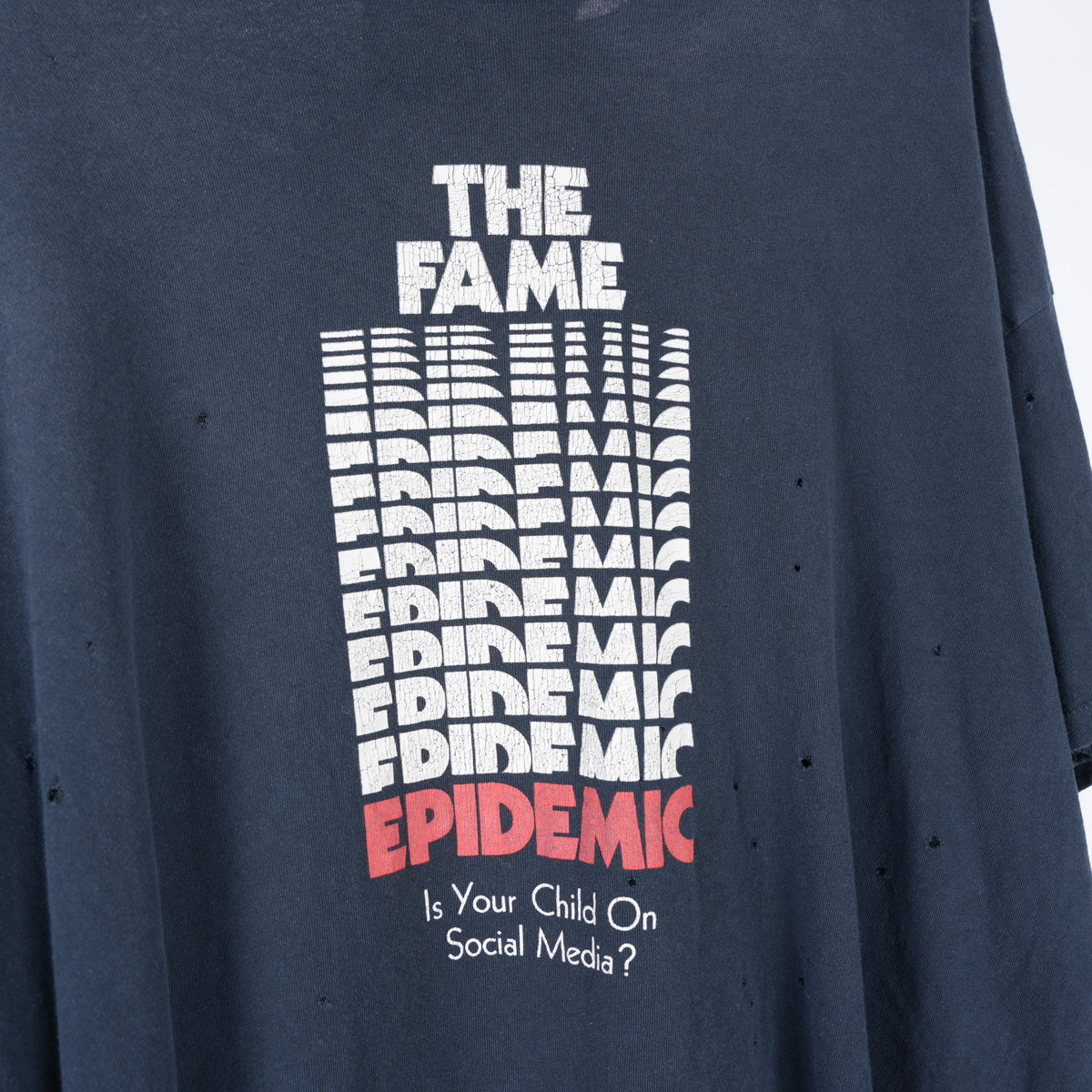 PALY HOLLYWOOD 'THE FAME EPIDEMIC' DISTRESSED TEE
