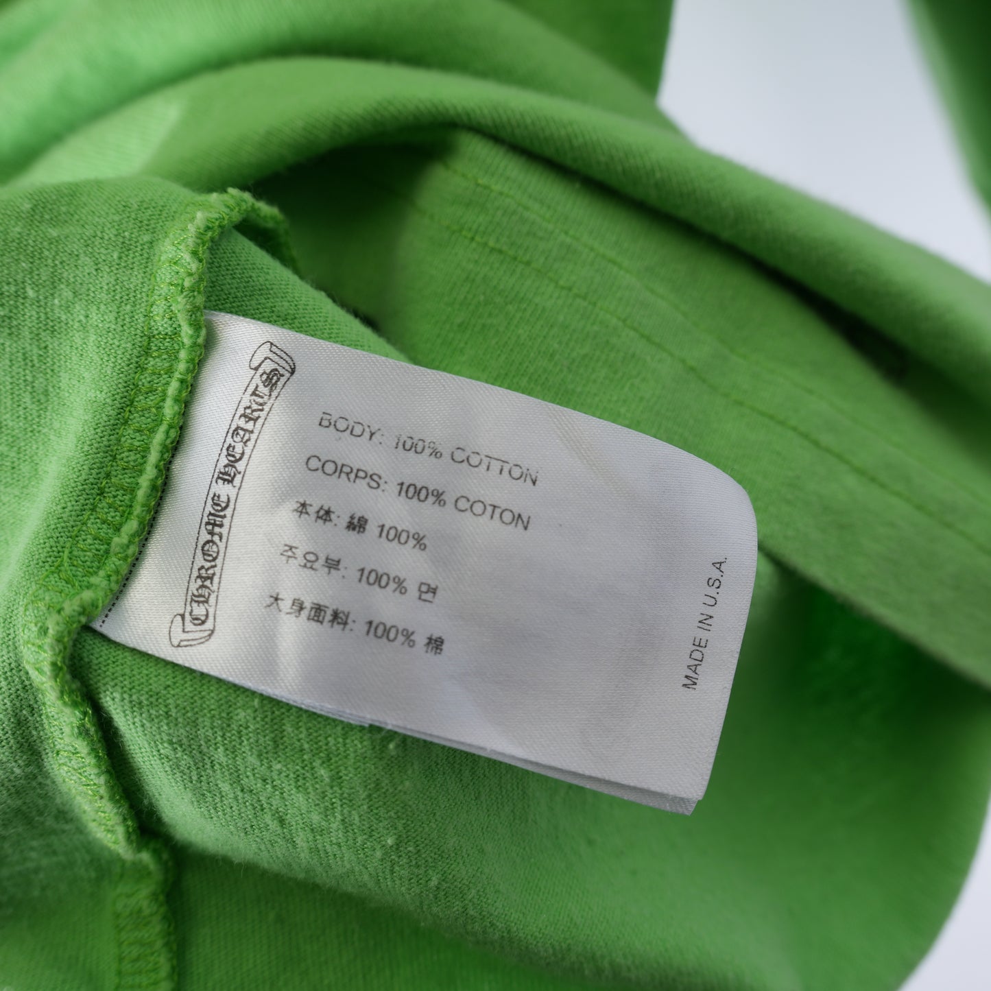 Chrome Hearts Matty Boy Green Sex Records Long Sleeve