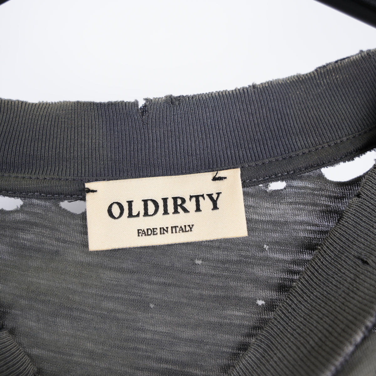 THRASHED OLDDIRTYY CROSS TEE