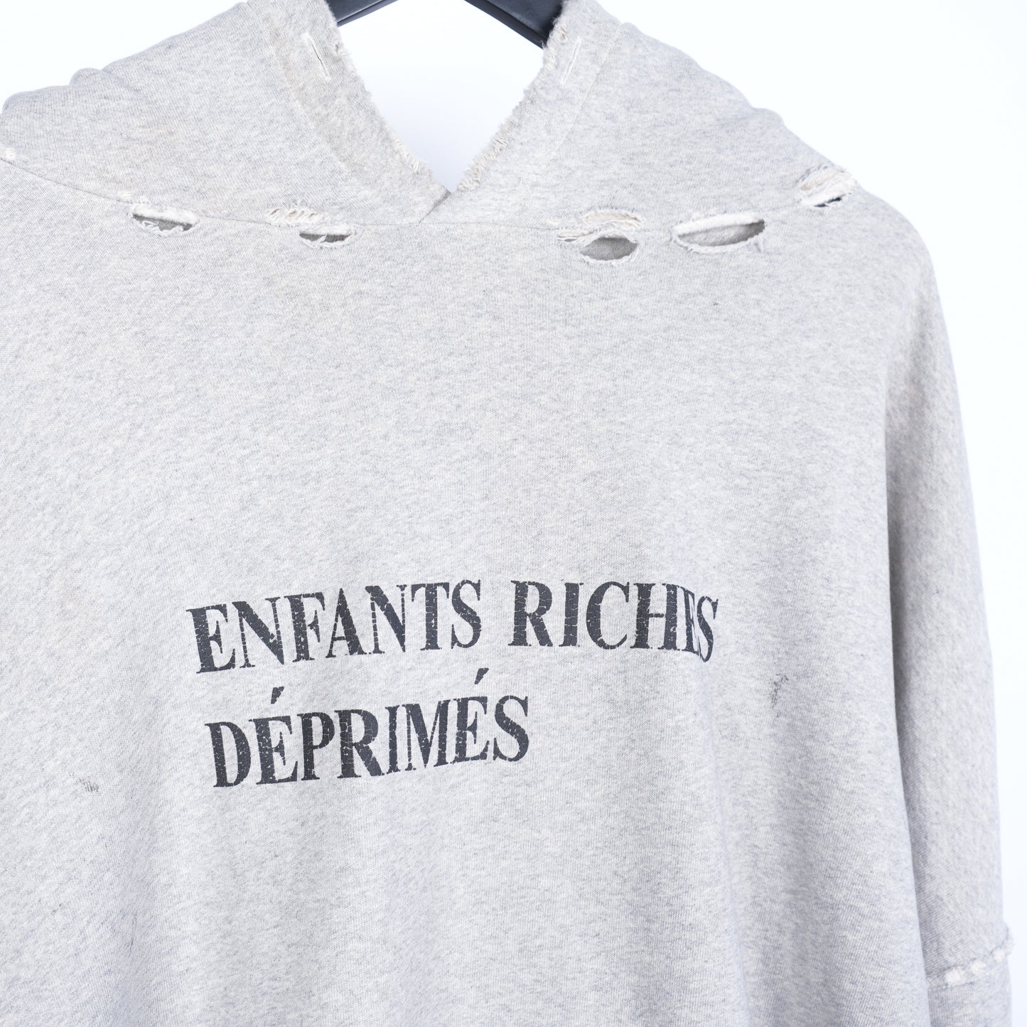 ERD GREY LOGO HOODIE