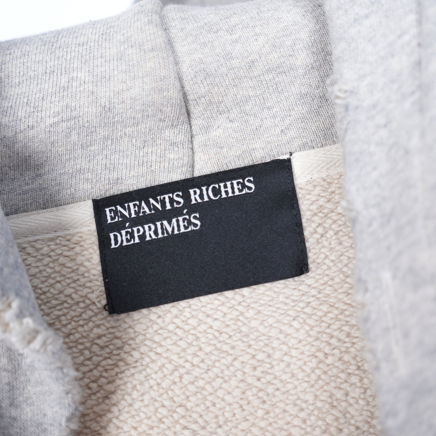 ERD GREY LOGO HOODIE