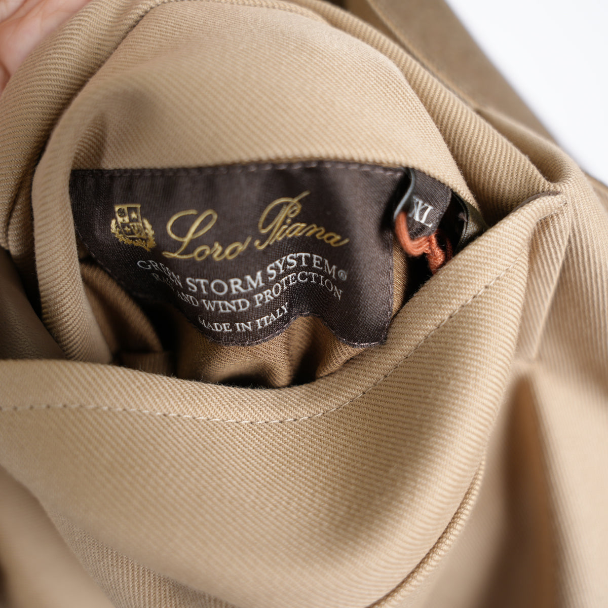LORO PIANA SAVILE WOOL COAT