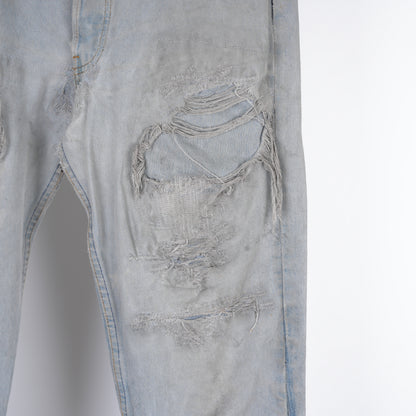 ANT/ANTI LIGHT BLUE DISTRESSED DENIM