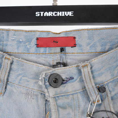 ANT/ANTI LIGHT BLUE DISTRESSED DENIM