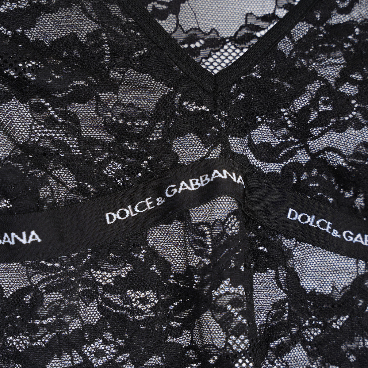 DOLCE & GABBANA FLORAL LACE DRESS