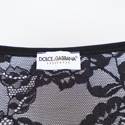 DOLCE & GABBANA FLORAL LACE DRESS