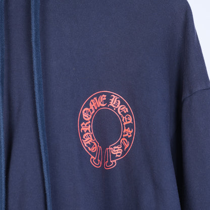 CHROME HEARTS RED HORSESHOE HOODIE