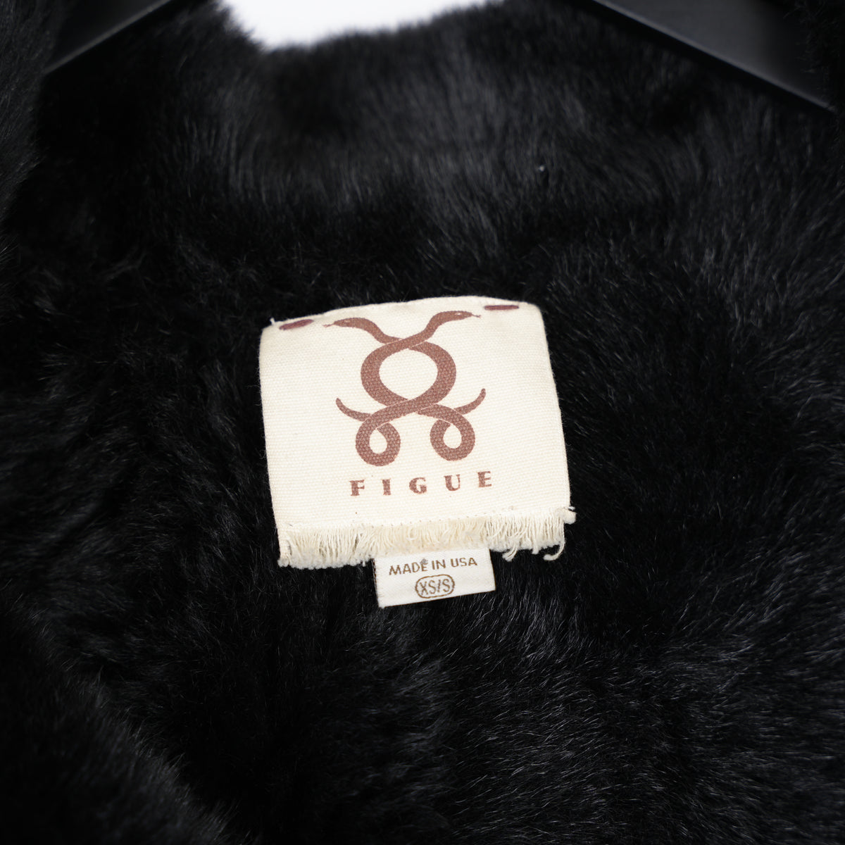 FIGUE LAMBSKIN SHEARLING LEATHER VEST