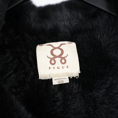FIGUE LAMBSKIN SHEARLING LEATHER VEST