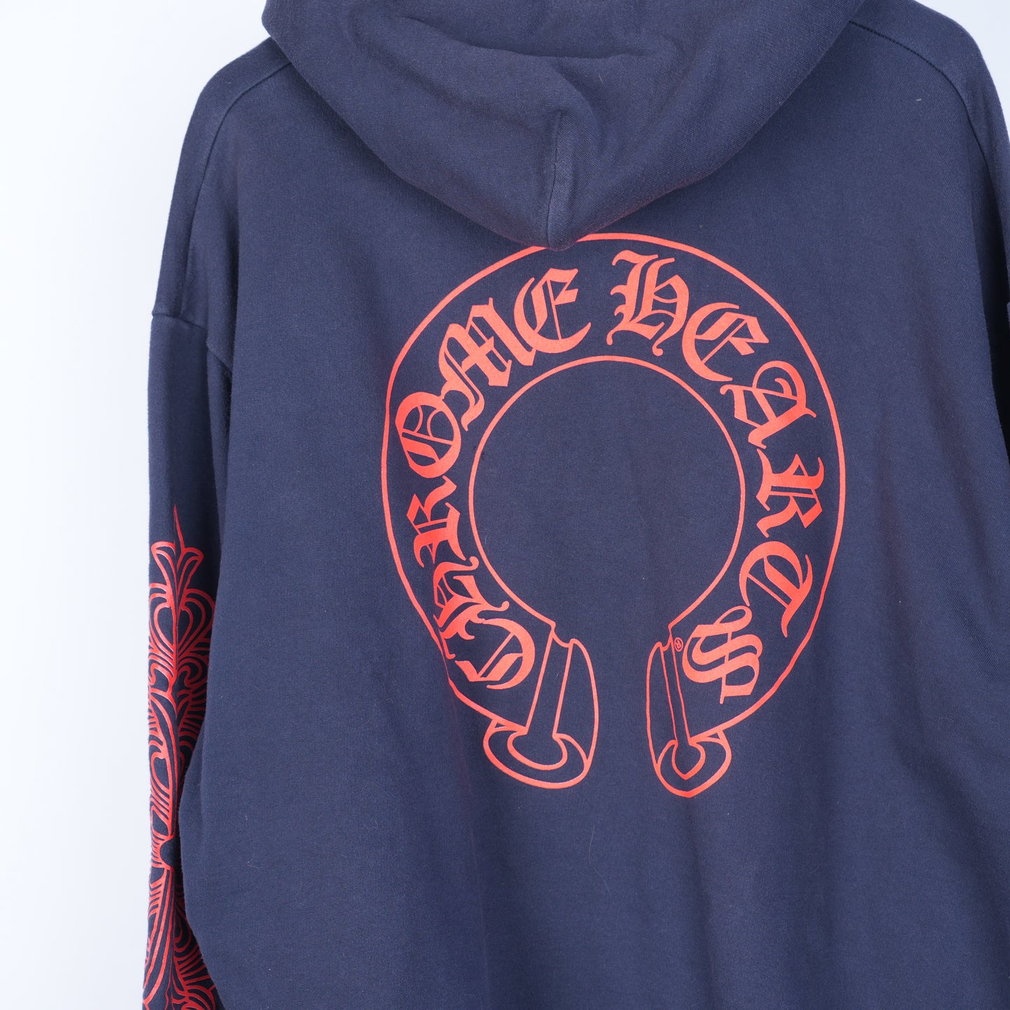 CHROME HEARTS RED HORSESHOE HOODIE