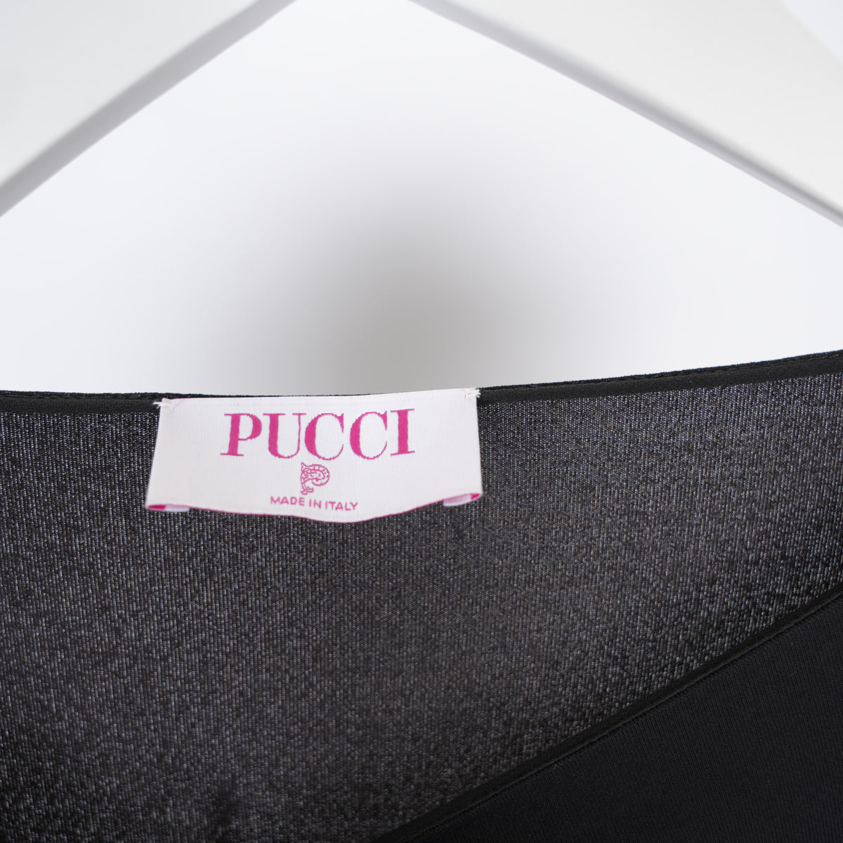 PUCCI PRINT BLACK LONG DRESS