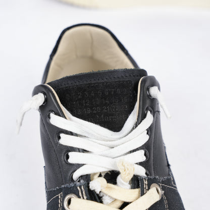 MAISON MARGIELA EVOLUTION LOW TOP RAW EDGE TRIM SNEAKERS