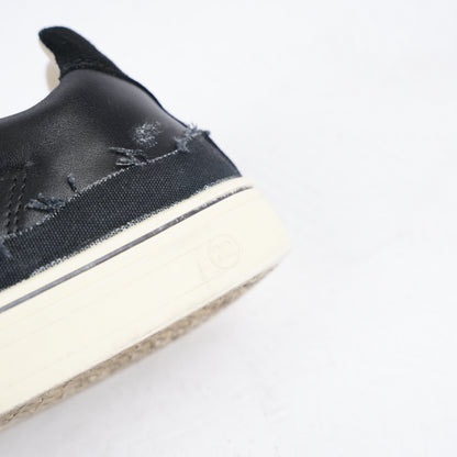 MAISON MARGIELA EVOLUTION LOW TOP RAW EDGE TRIM SNEAKERS