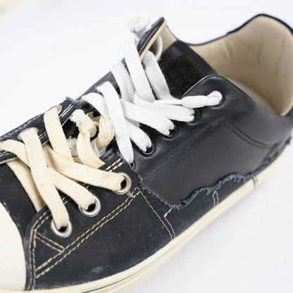 MAISON MARGIELA EVOLUTION LOW TOP RAW EDGE TRIM SNEAKERS