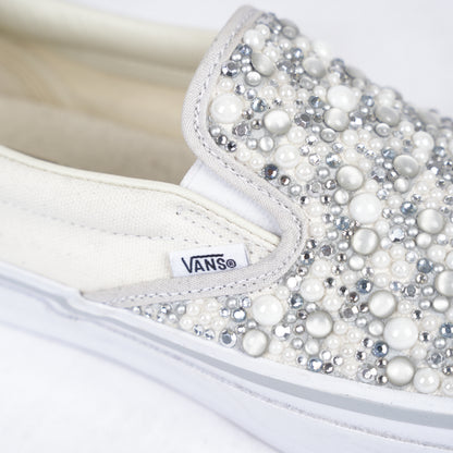 VANS MATTIAS GOLLIN EMBELLISHED SLIP ON LOW TOP SHOES