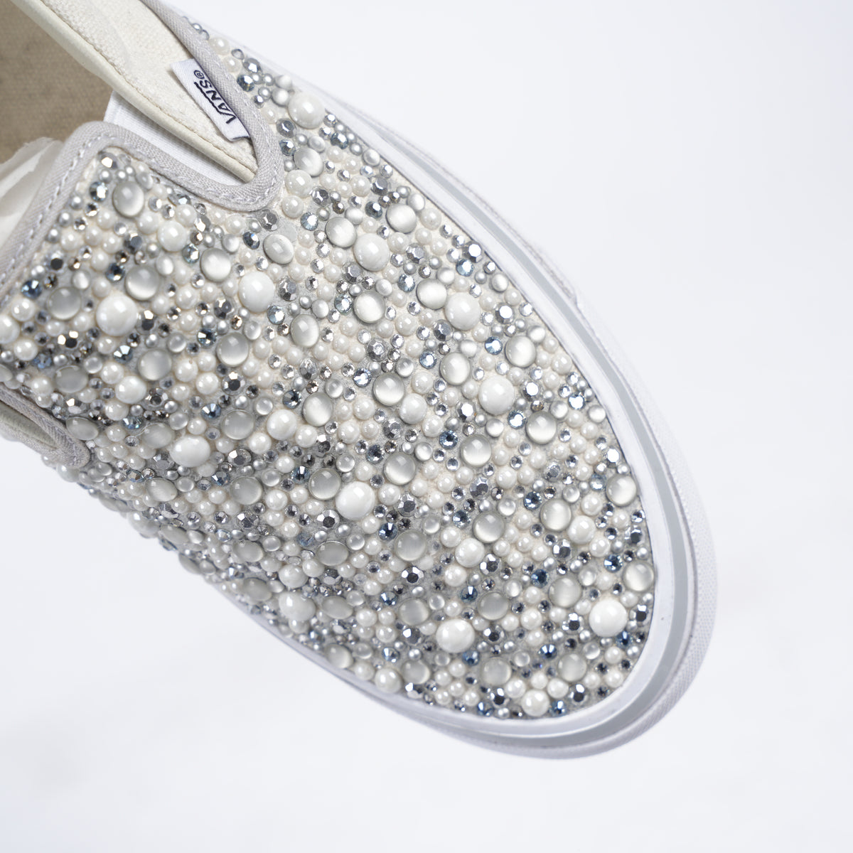 VANS MATTIAS GOLLIN EMBELLISHED SLIP ON LOW TOP SHOES
