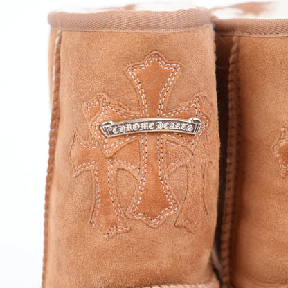 CHROME HEARTS BEIGE TRIPLE CROSS UGGS SZ 6